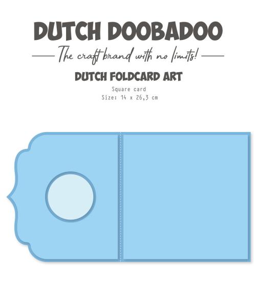 Dutch Doobadoo - Stencil - Dutch Card Art - "Square Card" - Stencil A4 - Schablone