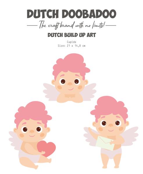 Dutch Doobadoo - Dutch Card Art Build Up "Cupido" Stencil A5 - Schablone