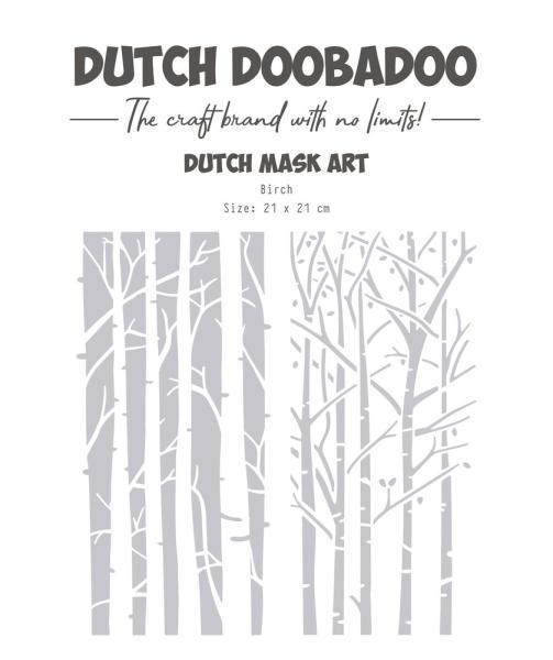 Dutch Doobadoo - Schablone "Birch" Stencil - Dutch Mask Art Slimline 