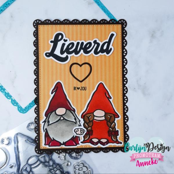 Carlijn Design - Stempel "Gnome Vrouw" Clear Stamp