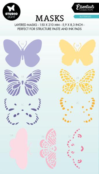 Studio Light - Schablone "Butterflies" Stencil  