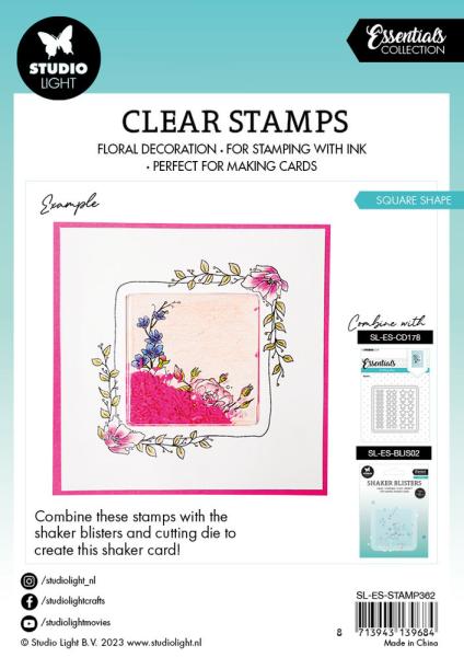 Studio Light - Stempel "Square Shape" Clear Stamps