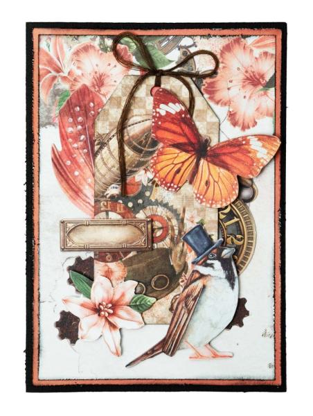 Studio Light - Designpapier - Stanzteile "Steampunk Dreams" DIY Block A4 - 32 Bogen