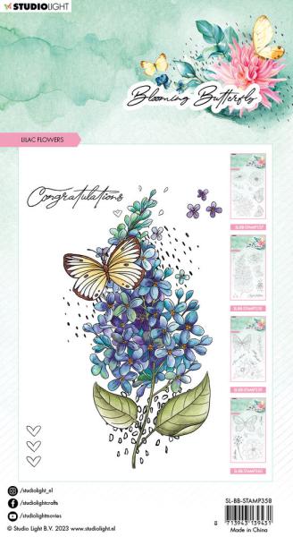 Studio Light - Stempel "Lilac Flowers" Clear Stamps