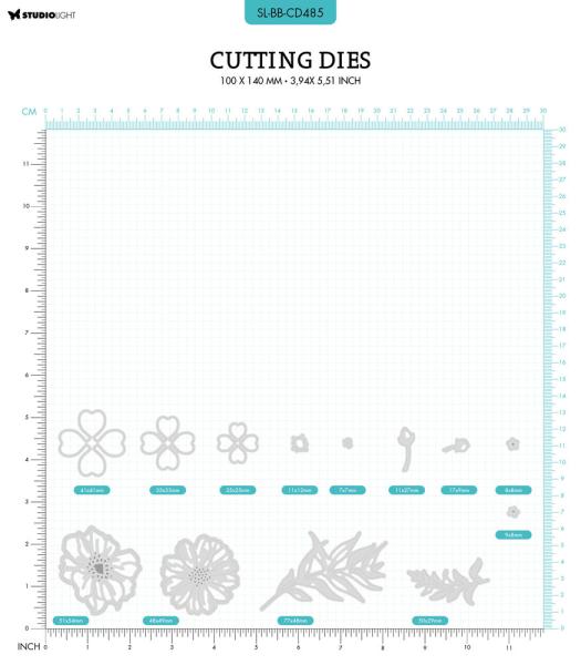 Studio Light - Stanzschablone "Blooming Flowers" Dies