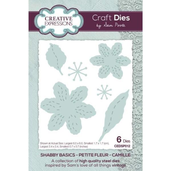 Creative Expressions - Stanzschablone "Petite Fleur Camille" Dies Shabby Basics