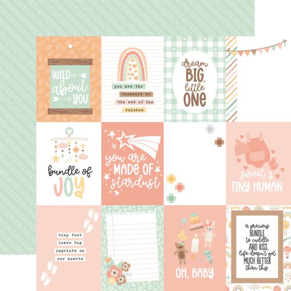 Echo Park - Designpapier "Our Baby Girl" Paper Pack 6x6 Inch - 24 Bogen