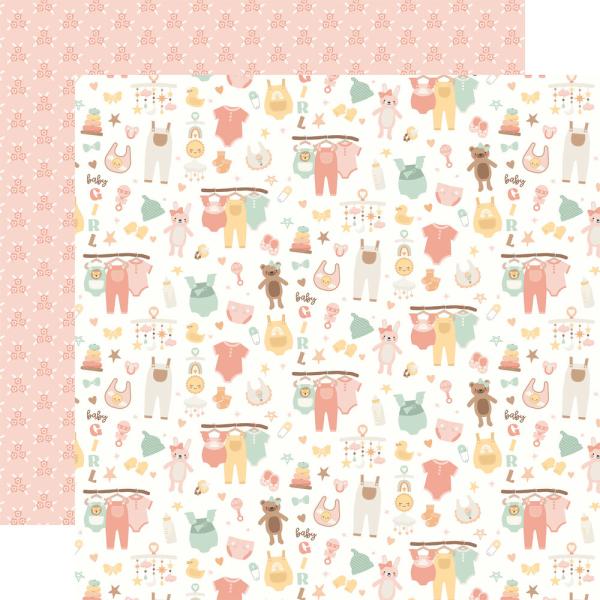 Echo Park - Designpapier "Our Baby Girl" Paper Pack 6x6 Inch - 24 Bogen