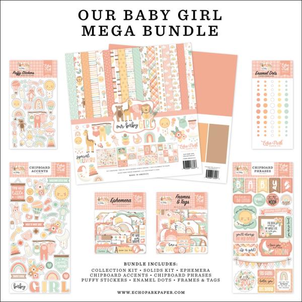 Echo Park - Komplettpaket "Our Baby Girl" Mega Bundle