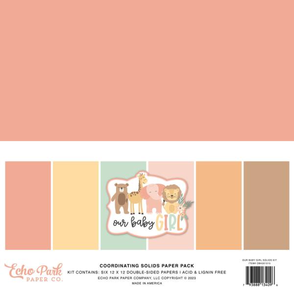 Echo Park - Komplettpaket "Our Baby Girl" Mega Bundle