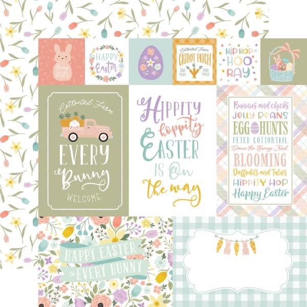 Echo Park - Designpapier "It's Easter Time" Paper Pack 6x6 Inch - 24 Bogen