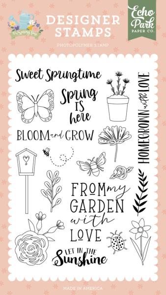 Echo Park - Stempel "Let In The Sunshine" Clear Stamps