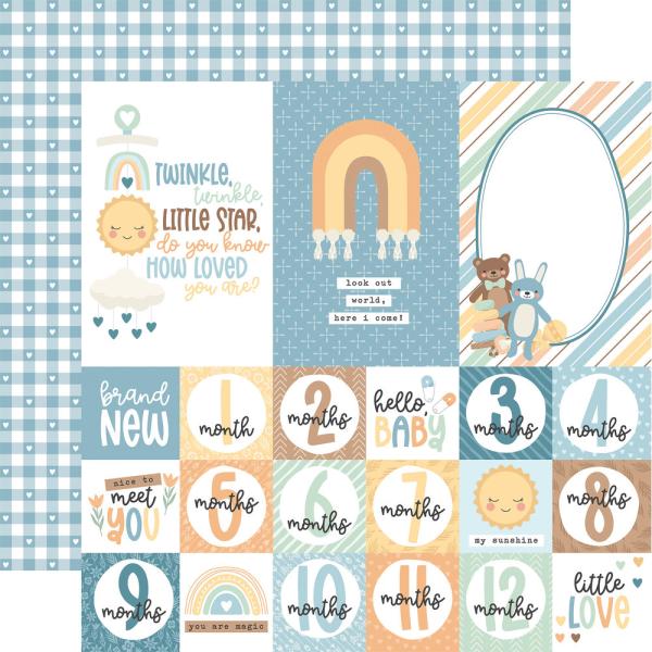 Echo Park - Designpapier "Our Baby Boy" Collection Kit 12x12 Inch - 12 Bogen