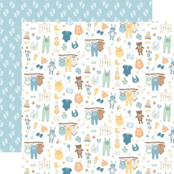 Echo Park - Designpapier "Our Baby Boy" Paper Pack 6x6 Inch - 24 Bogen