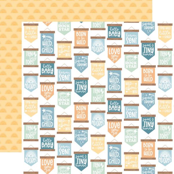 Echo Park - Designpapier "Our Baby Boy" Paper Pack 6x6 Inch - 24 Bogen