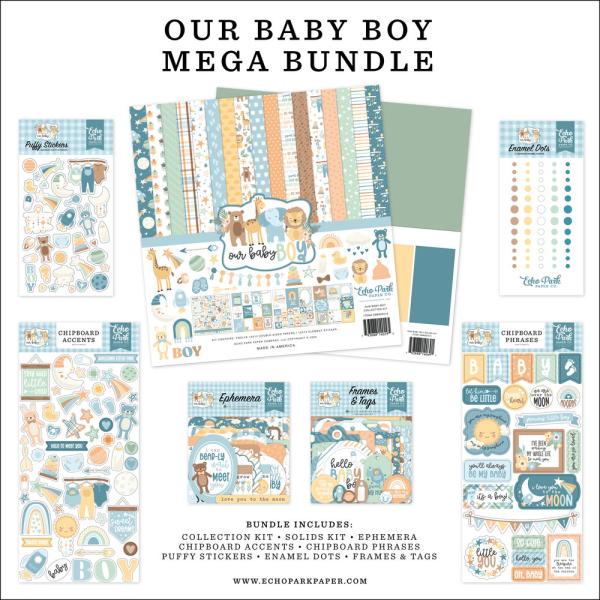 Echo Park - Komplettpaket "Our Baby Boy" Mega Bundle