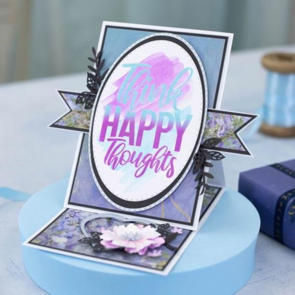 Crafters Companion - Stempel "Happy Thoughts" Clear Stamps