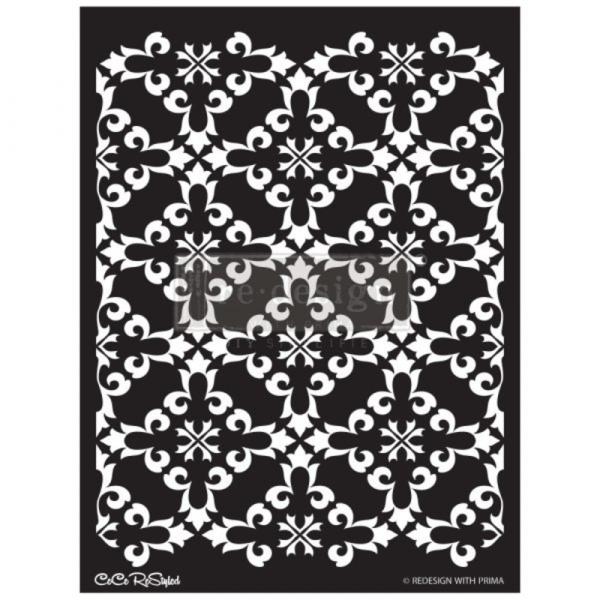 Re-Design with Prima - Schablone "Gothic Trellis" Stencil