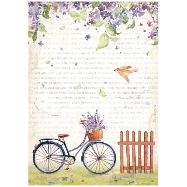 Stamperia - Decopatch Papier "Bicycle" Decoupage A4 - 6 Bogen  