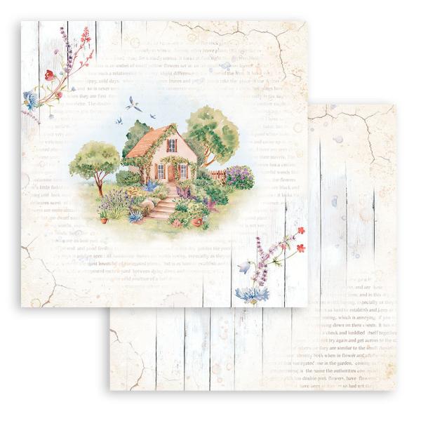 Stamperia - Designpapier "Welcome Home" Paper Pack 12x12 Inch - 10 Bogen