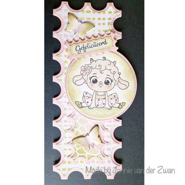 Nellie's Choice - Stempel "Little Lamb" Clear Stamps Nellie´s Cuties 