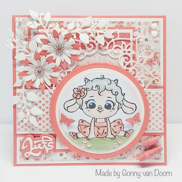 Nellie's Choice - Stempel "Little Lamb" Clear Stamps Nellie´s Cuties 