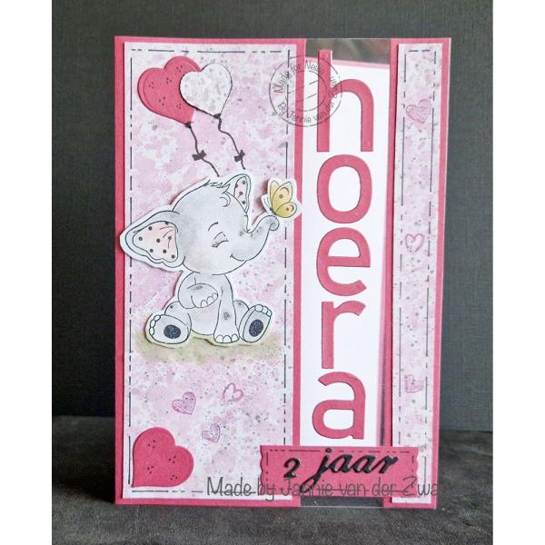 Nellie's Choice - Stempel "Elephant" Clear Stamps Nellie´s Cuties 