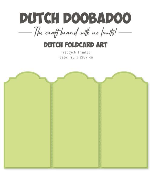 Dutch Doobadoo - Schablone A4 "Triptych Frantic" Stencil - Dutch Card Art