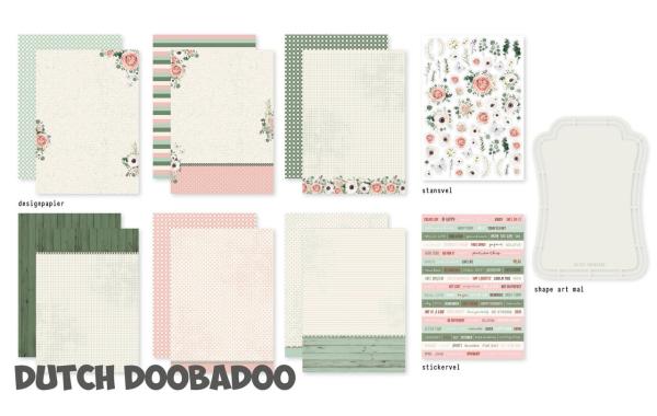 Dutch Doobadoo - Papier Kit "Alison" Crafty Kit - 12 Bogen