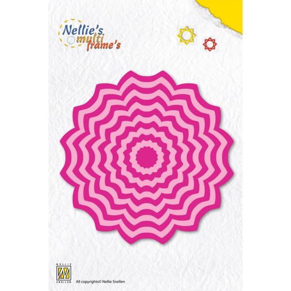 Nellie's Choice - Stanzschablone "Flower-2" Multi Frame  Dies