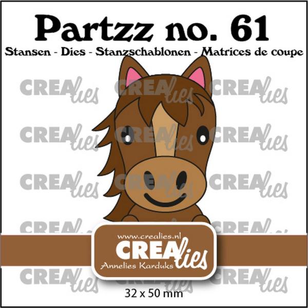 Crealies - Stanzschablone "Horse" Partzz Dies