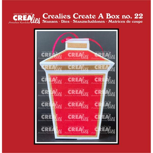 Crealies - Stanzschablone "Latern" Create A Box Dies