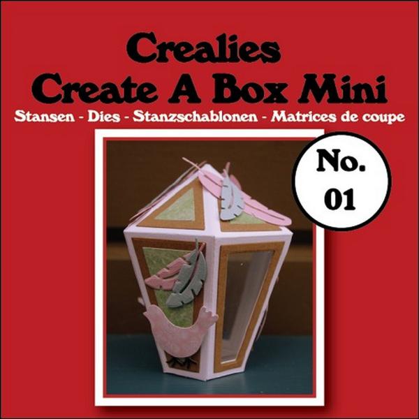 Crealies - Stanzschablone "Latern mini" Create A Box Mini Dies