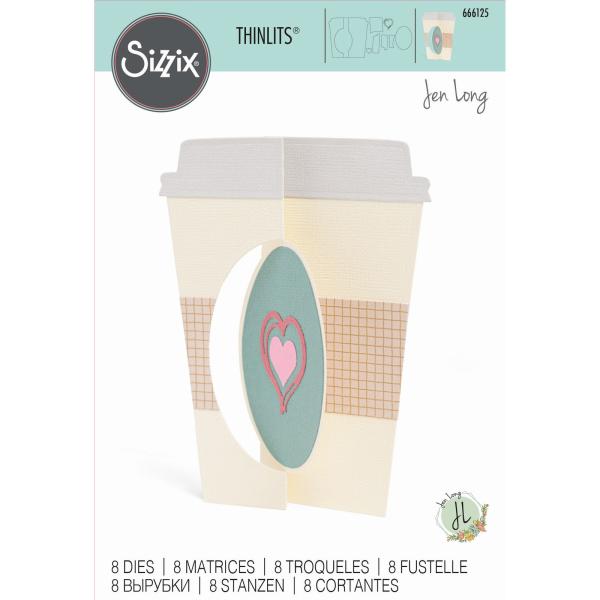 Sizzix - Stanzschablone "Card Café" Thinlits Craft Dies