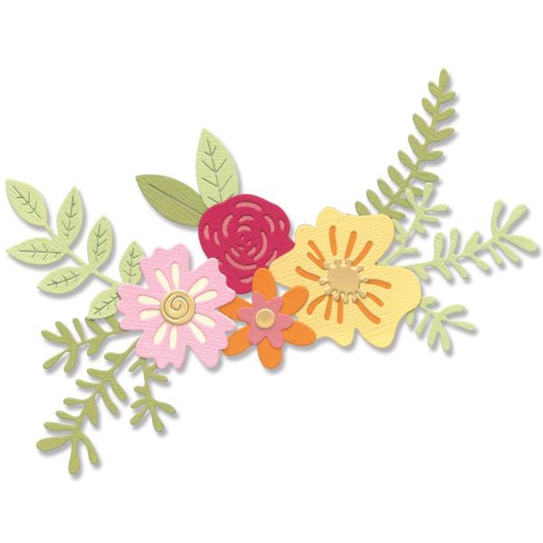 Sizzix - Stanzschablone "Floral Cluster " Thinlits Craft Dies