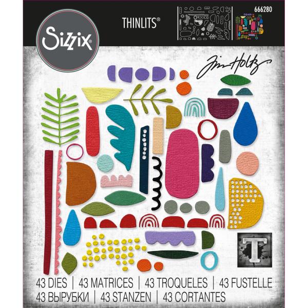 Sizzix - Stanzschablone "Abstract Elements " Thinlits Craft Dies