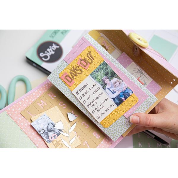 Sizzix - Stanzschablone "Library Pocket ATC Card & Tabs" Thinlits Craft Dies