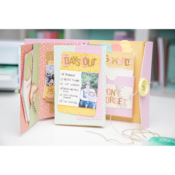 Sizzix - Stanzschablone "Library Pocket ATC Card & Tabs" Thinlits Craft Dies