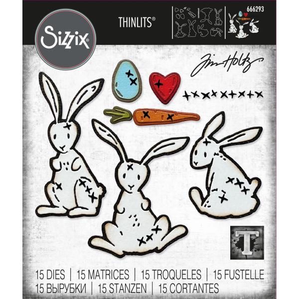 Sizzix - Stanzschablone "Bunny Stitch" Thinlits Craft Dies