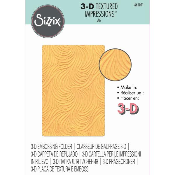 Sizzix - 3D Prägefolder "Flowing Waves" Embossing Folder