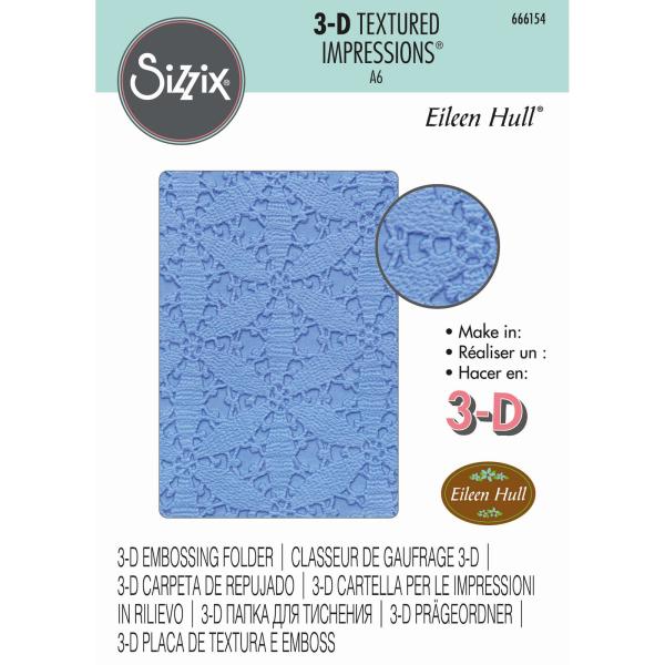 Sizzix - 3D Prägefolder "Tablecloth" Embossing Folder