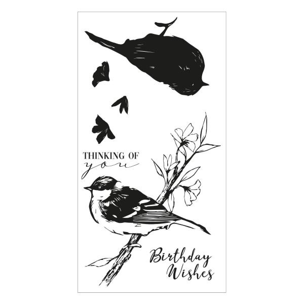 Sizzix - Stempel "Summer Bird" Layered Clear Stamps