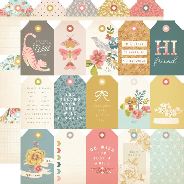 Simple Stories - Collections Kit "Wildflower" 12 Bogen Designpapier