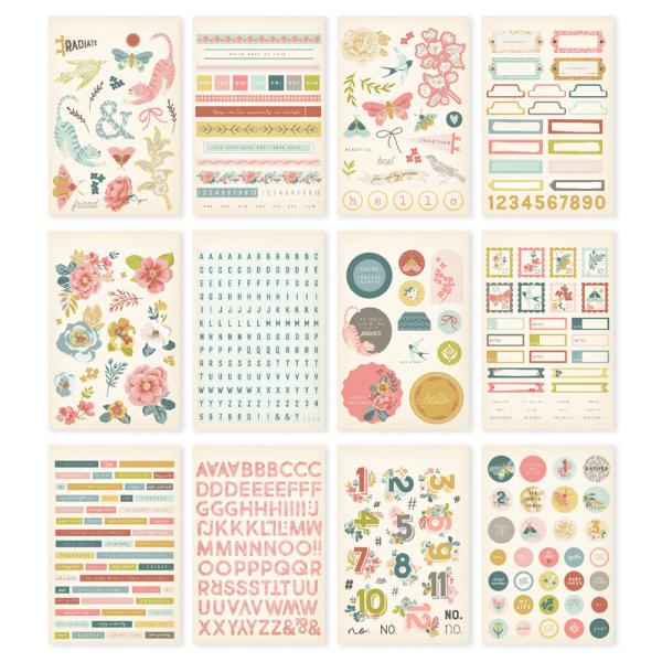 Simple Stories - Aufkleber "Wildflower" Sticker Book