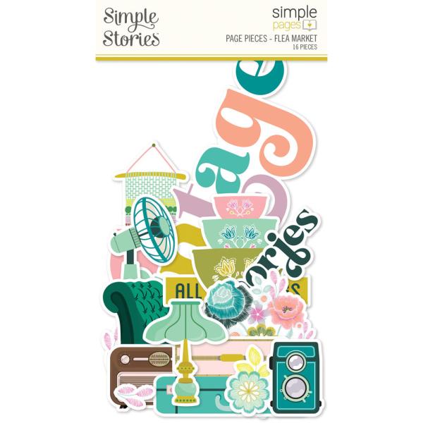 Simple Stories - Collectors Essential Kit "Flea Market" 12 Bogen Designpapier