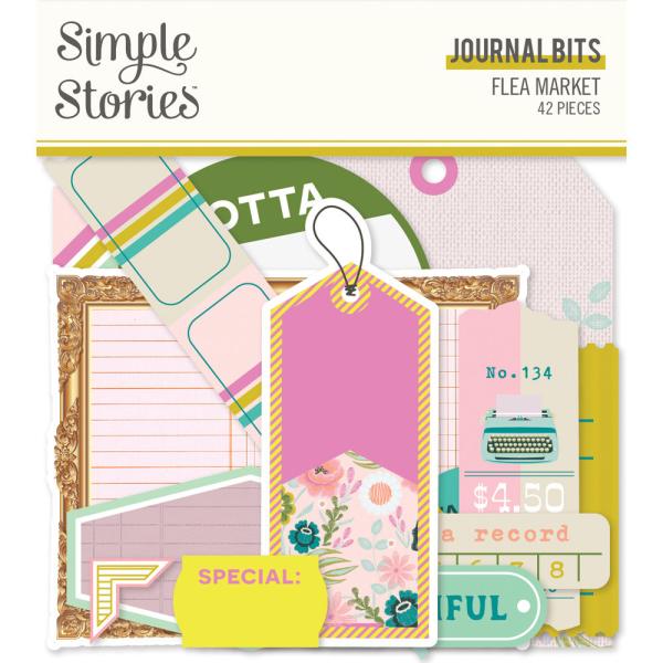 Simple Stories - Stanzteile "Flea Market" Die Cuts