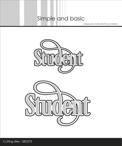 Simple and Basic - Stanzschablone  "Student" Dies
