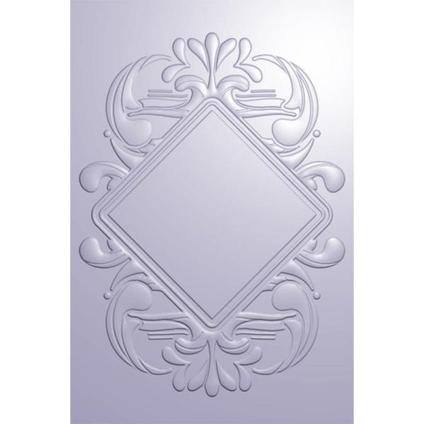 Gemini - Prägefolder & Stanzschablone "Decadent Diamond" 3D Embossing Folder & Nesting Dies 