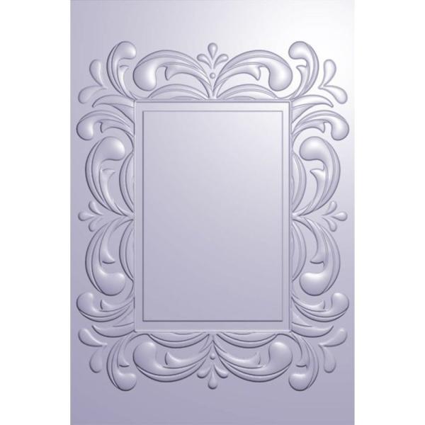 Gemini - Prägefolder & Stanzschablone "Regal Rectangle" 3D Embossing Folder & Nesting Dies 