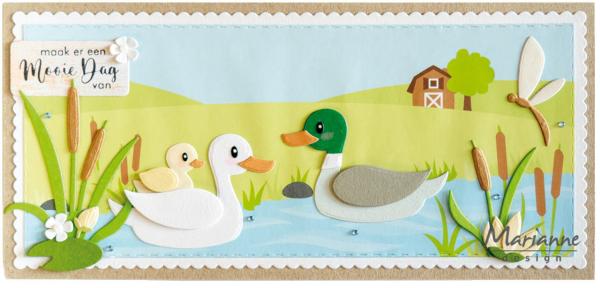 Marianne Design - Stanzschablone "Ducks" Craftables Dies